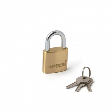 Замок висячий латунный Apecs PDB-01-32